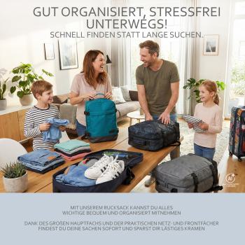 Preview: BAMBINIWELT Handgepäck, Rucksack ,Reise Koffer, Boardgepäck,  40x25x20cm oder 40x30x20cm
